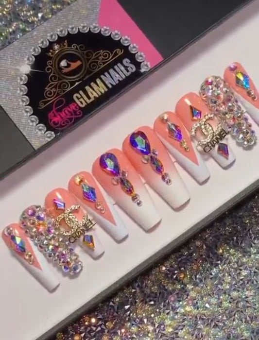 Glam Coco Press On Nails