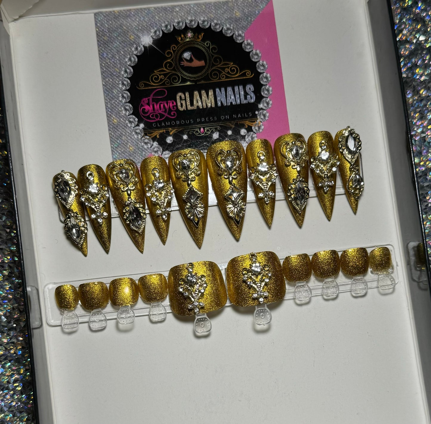 Chrome Glam Mani & Pedi Bundle