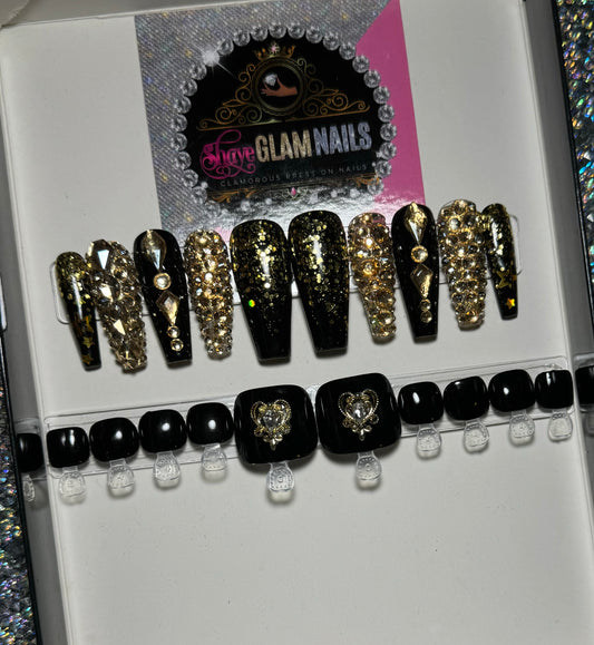 Luxe Royalty Glam Mani & Pedi Bundle