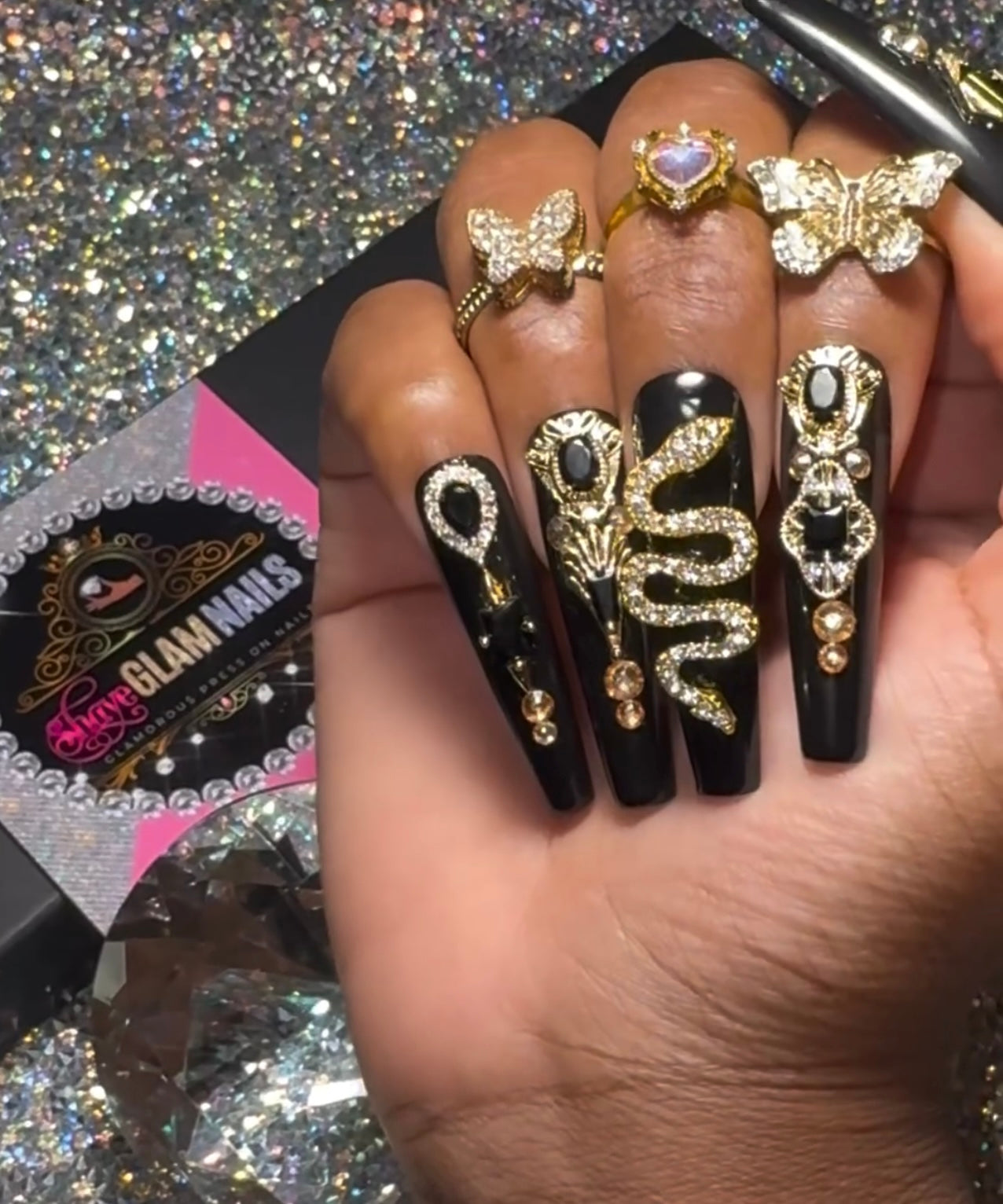 Luxury Glam Press On Nails