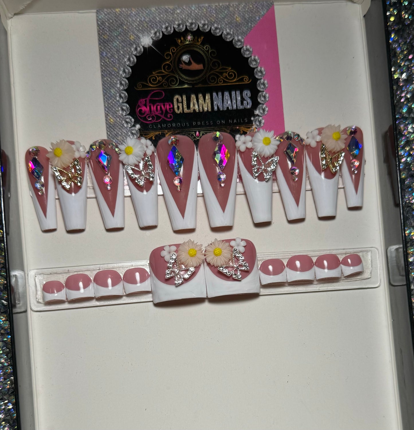 Flower Glam Mani & Pedi Bundle