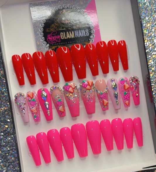 30 Set | Large Size| Ready to Ship | Valentine’s Day Bundle | Long Coffin