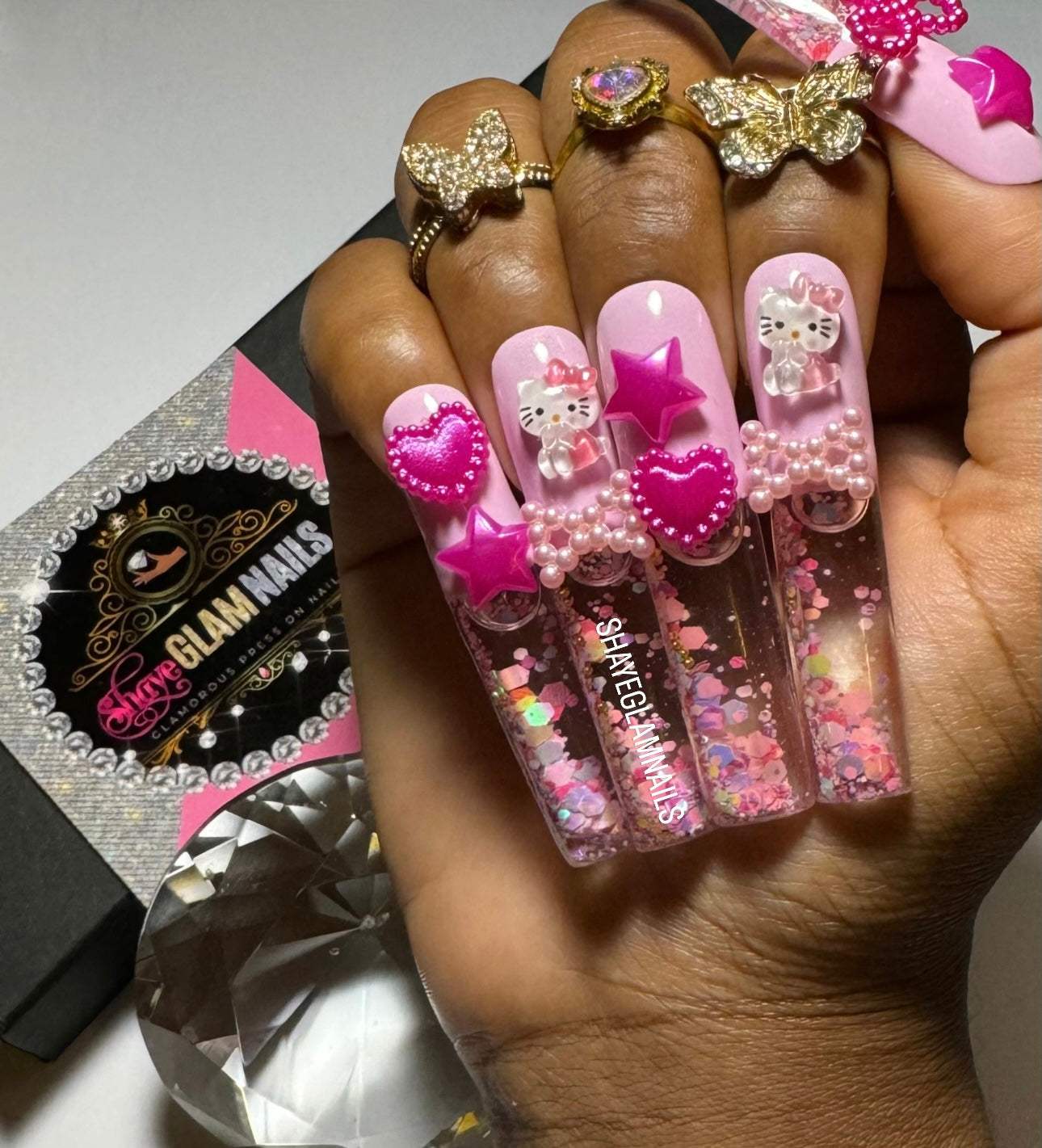 Pretty Glam Press On Nails