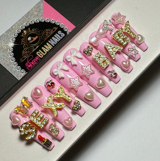 Diamond Beauty Press On Nails