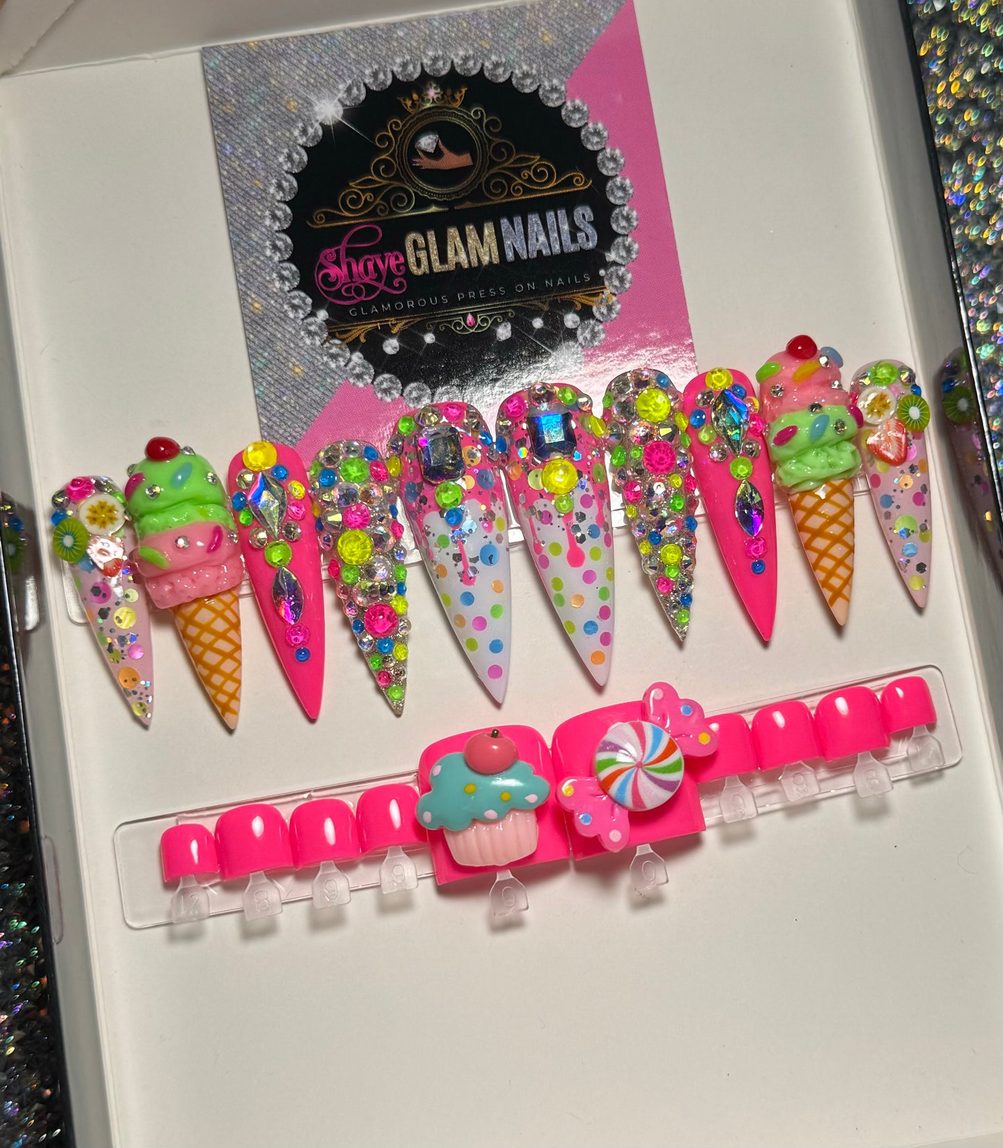 Ice Cream Sweets Mani & Pedi Bundle