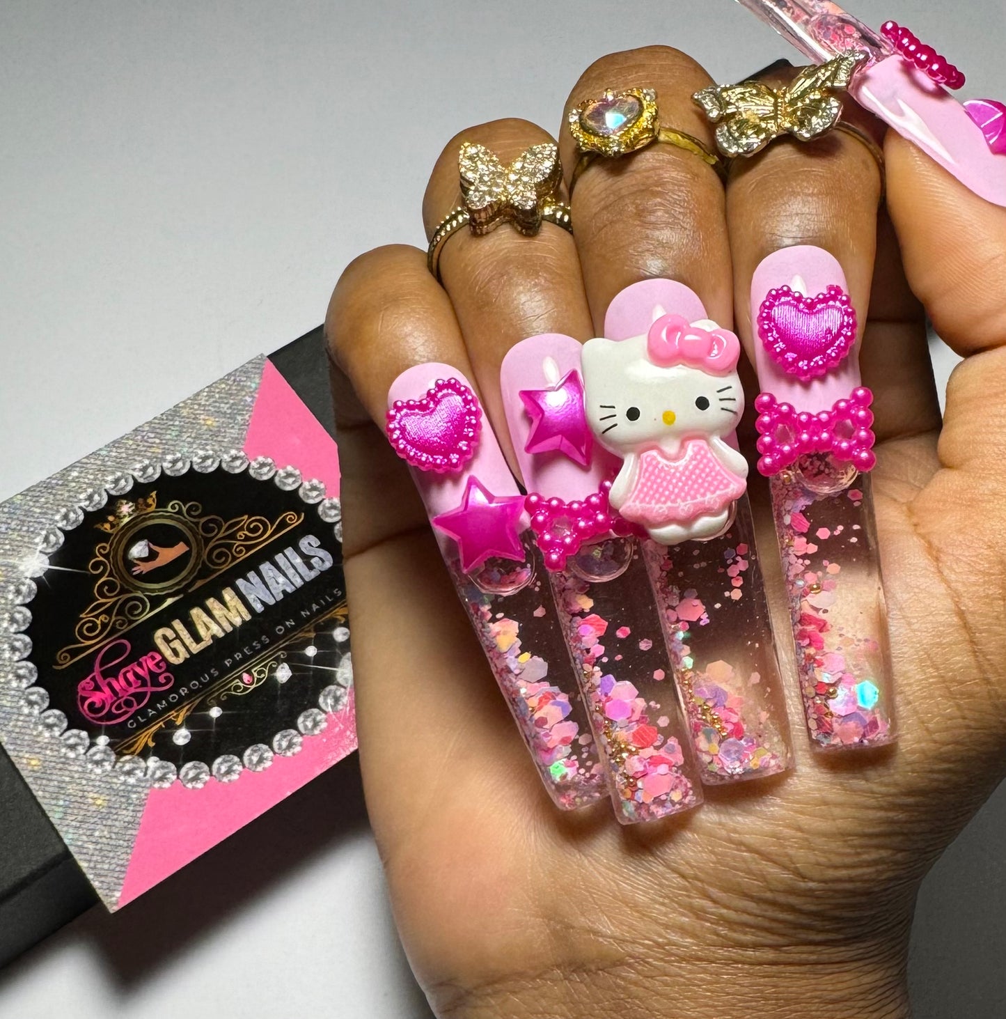 Luxurious Fab Glam Press On Nails