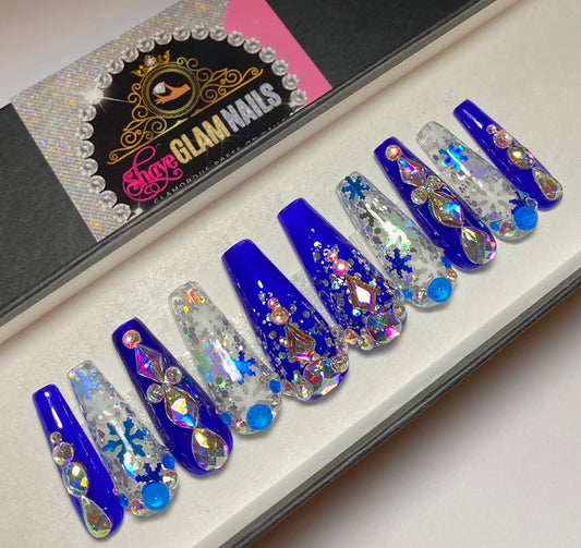 Coldest Winter Press On Nails- 20 Nail Set