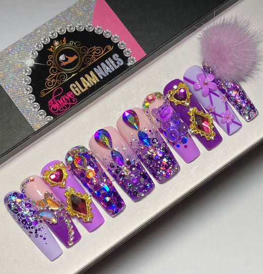 Royalty Glam Press On Nails