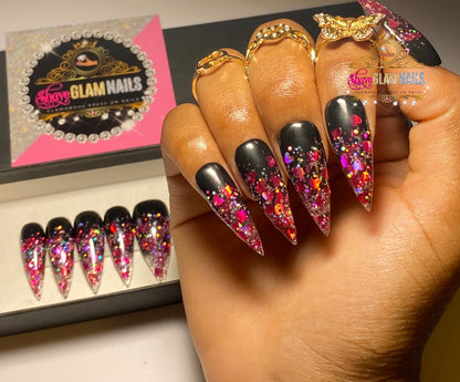 Glam Halloween Press On Nails