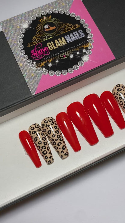 Leopard Press On Nails