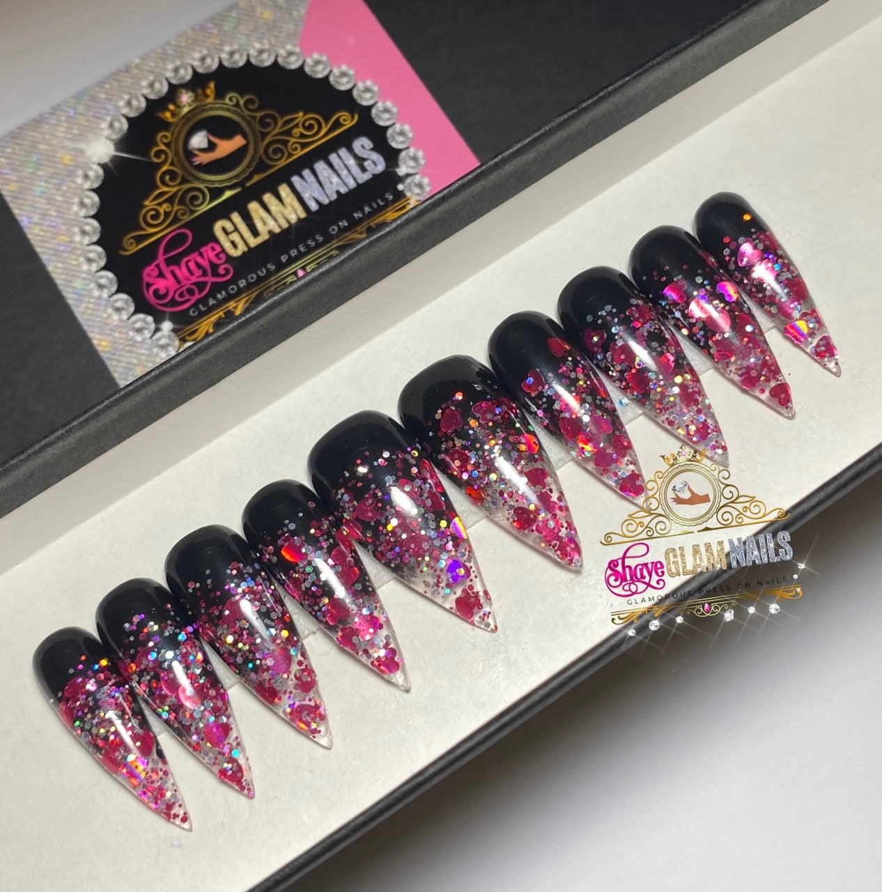 Glam Halloween Press On Nails