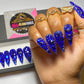 Blue All Bling Everything Press On Nails