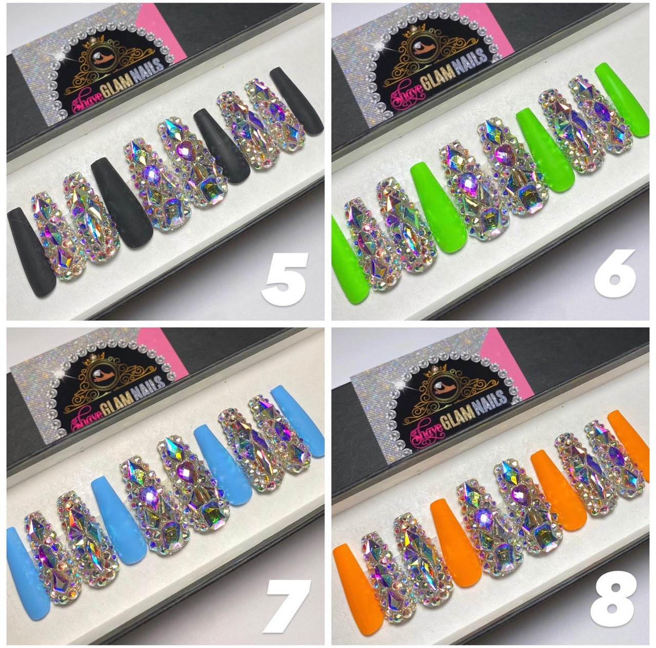 Bling Style - Three Bling Nails