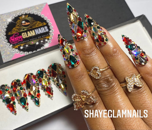 For the Culture All Bling Everything Press On Nails