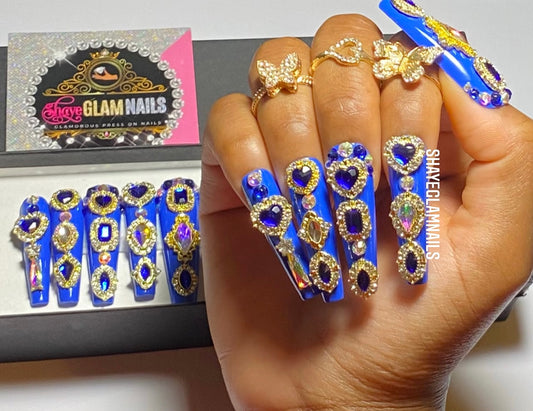 Diamond Glam Press On Nails