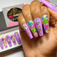 Glam Flowers Press On Nails