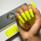 Neon Yellow Press On Nails