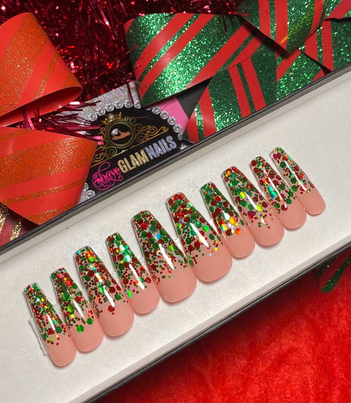 Christmas Season Press On Nails