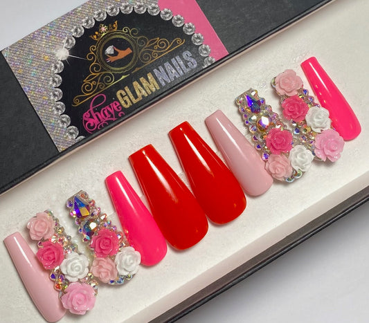 Adore Bling Glam Press On Nails