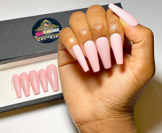 Soft Pink Press On Nails