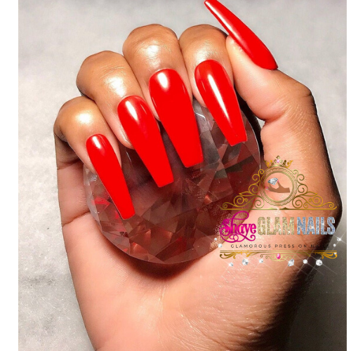 Spicy Red Press On Nails