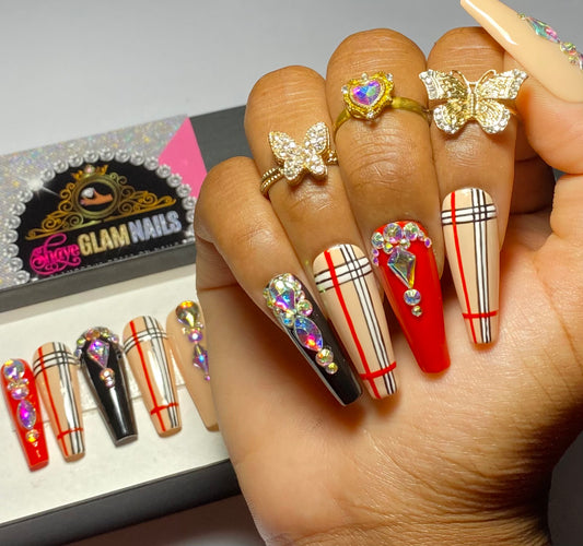 Lavish Glam Press On Nails